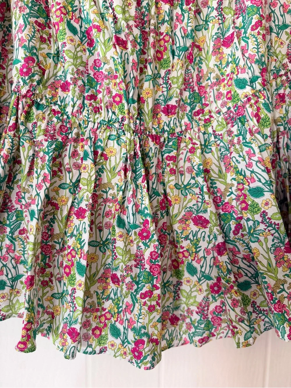 J. Crew Floral Liberty London Tiered Mini Skirt